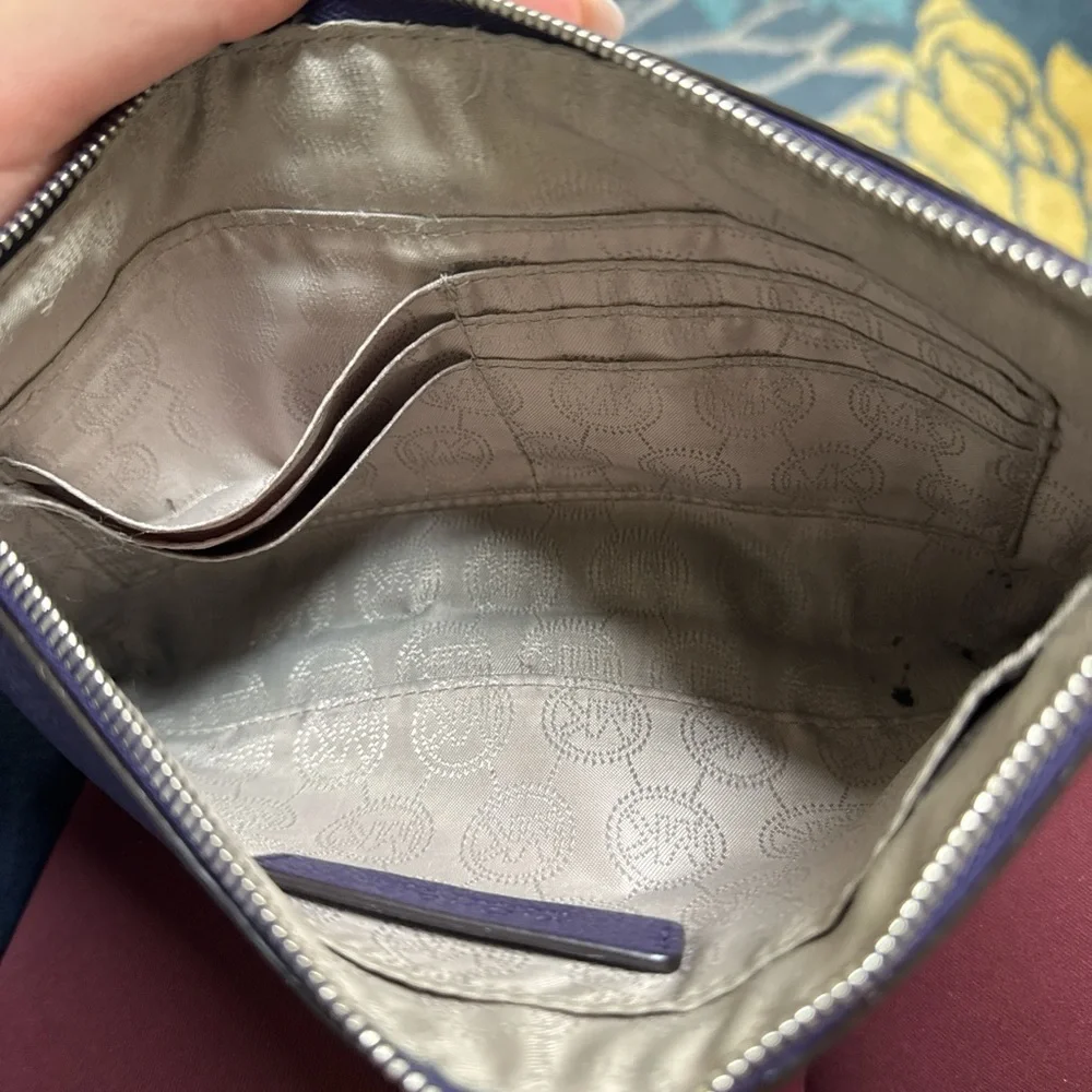 Michael Kors Purple Wristlet Clutch - Picture 3 of 3
